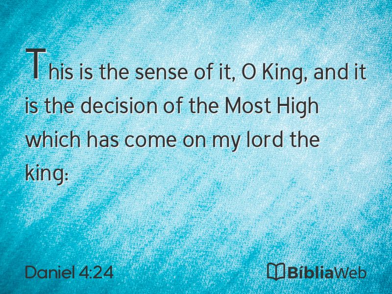 Daniel 4:24 em imagem para compartilhar