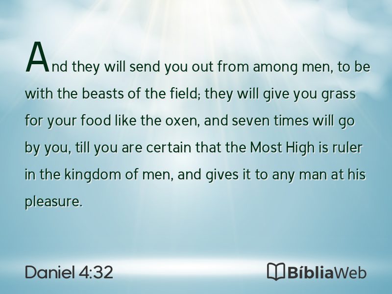 Daniel 4:32 em imagem para compartilhar