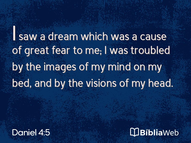 Daniel 4:5 em imagem para compartilhar
