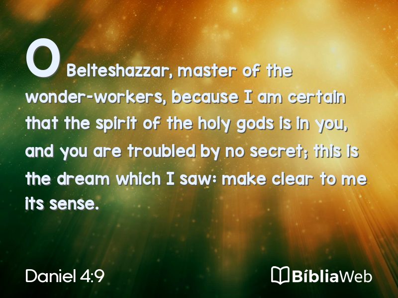 Daniel 4:9 em imagem para compartilhar