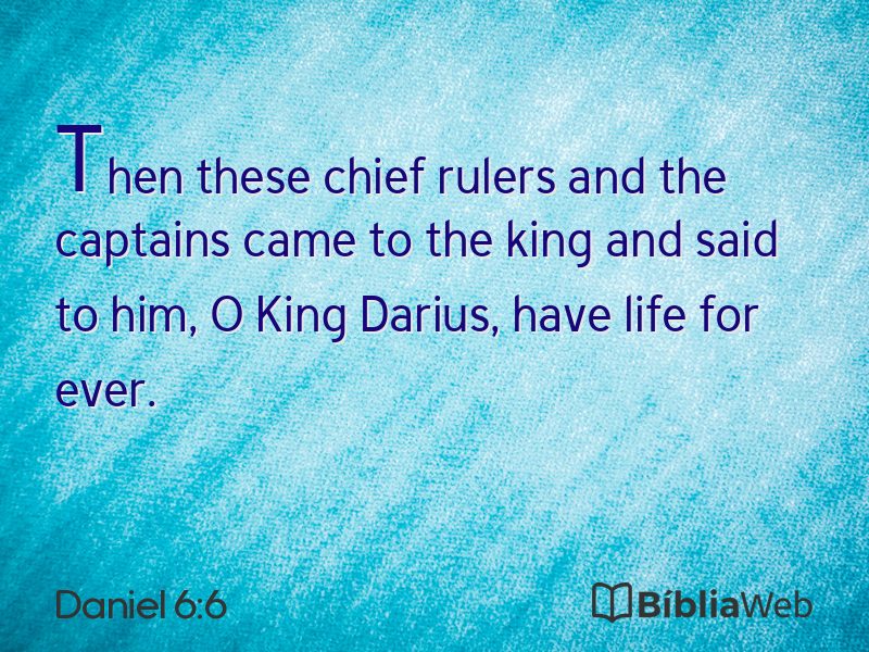 Daniel 6:6 em imagem para compartilhar