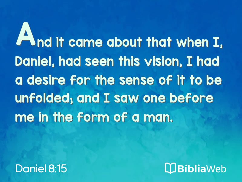 Daniel 8:15 em imagem para compartilhar