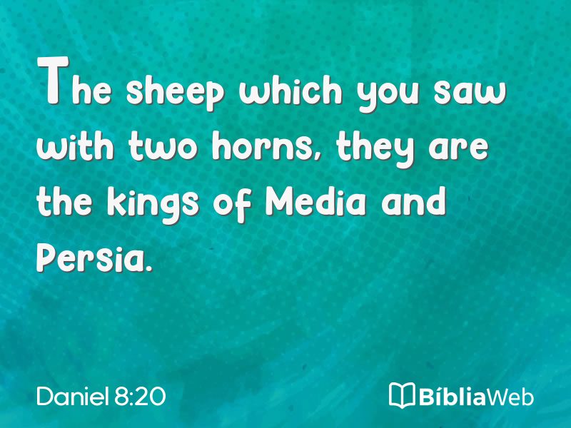 Daniel 8:20 em imagem para compartilhar