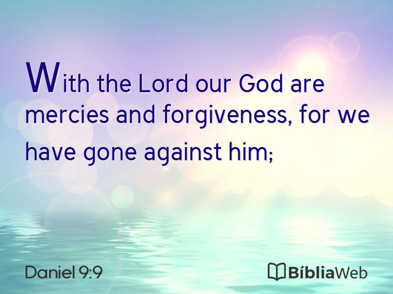 Daniel 9:9 em imagem para compartilhar