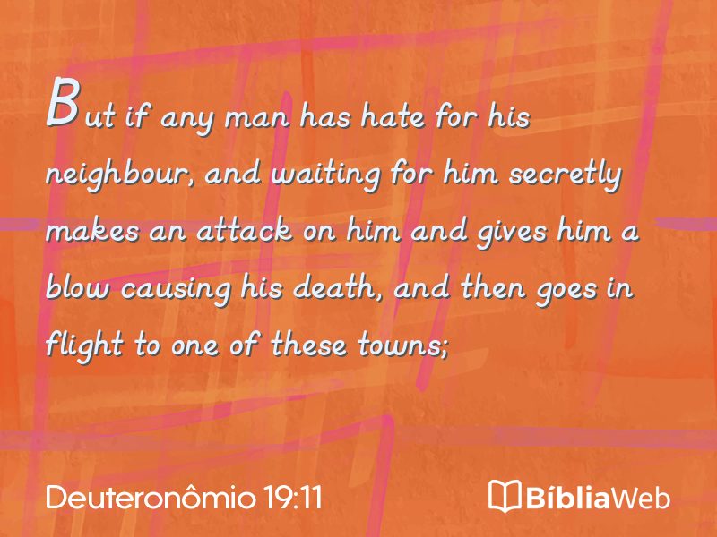 Deuteronômio 19:11 em imagem para compartilhar