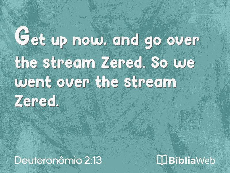 Deuteronômio 2:13 em imagem para compartilhar