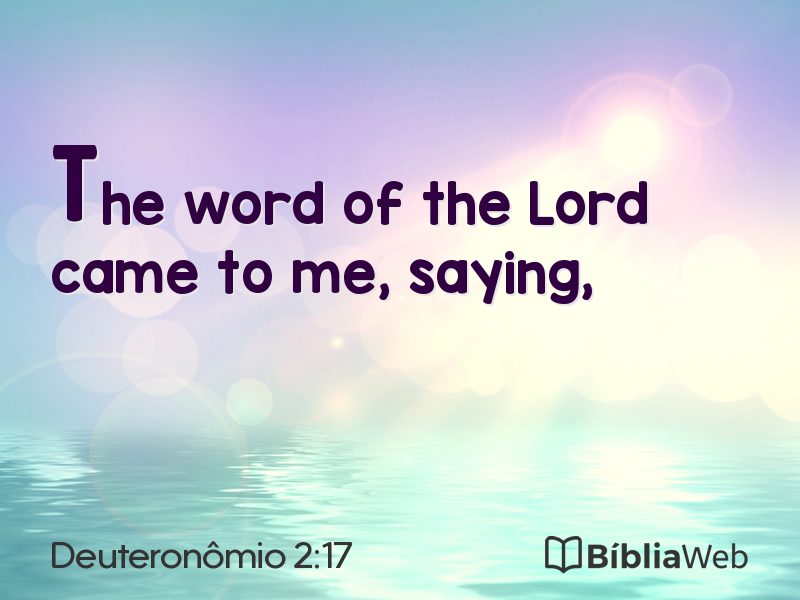Deuteronômio 2:17 em imagem para compartilhar