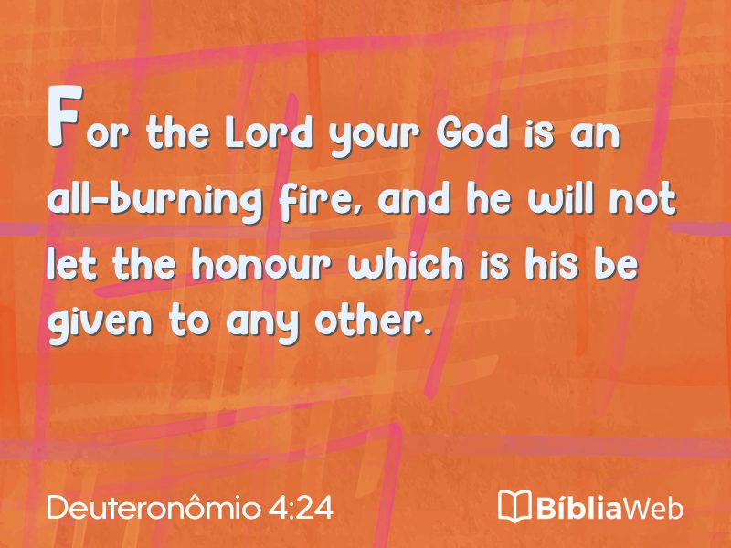 Deuteronômio 4:24 em imagem para compartilhar