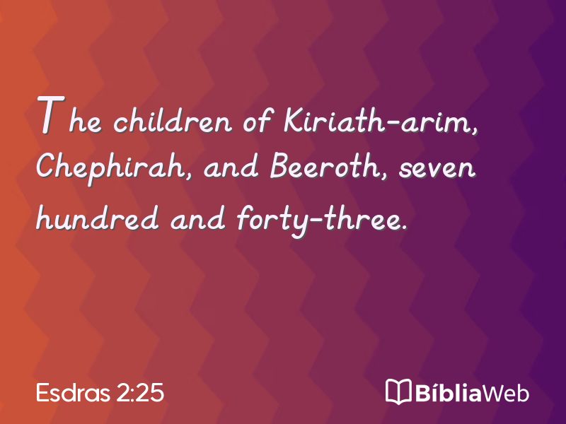 Esdras 2:25 em imagem para compartilhar