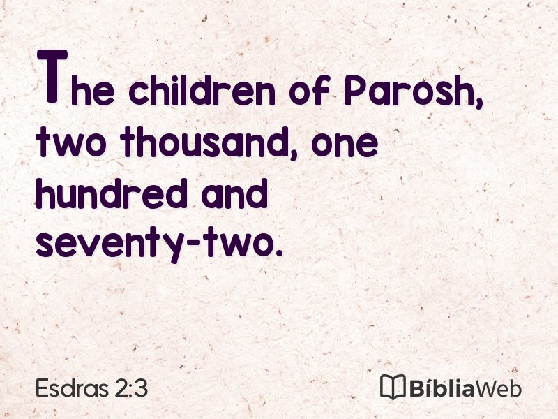 Esdras 2:3 em imagem para compartilhar