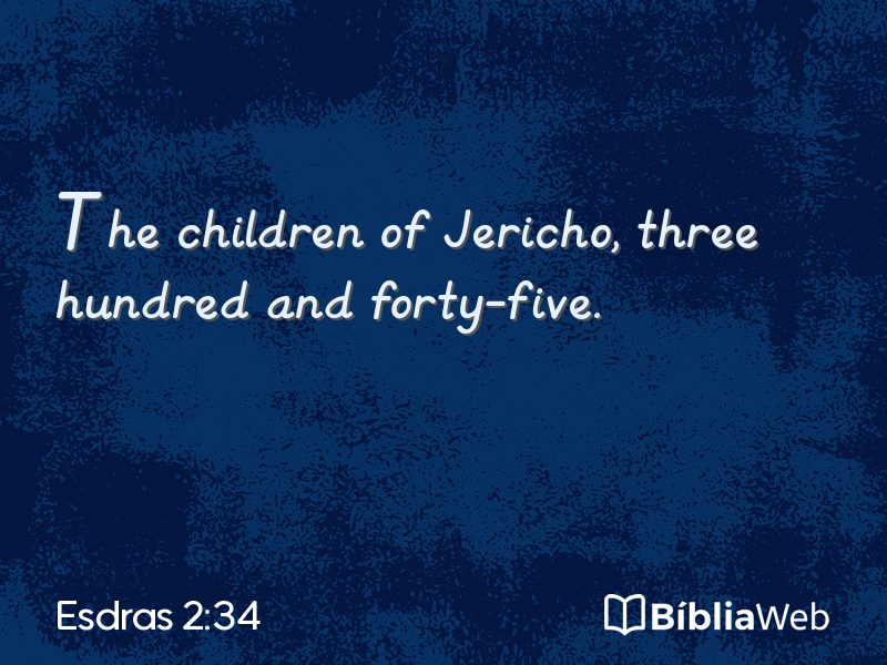 Esdras 2:34 em imagem para compartilhar