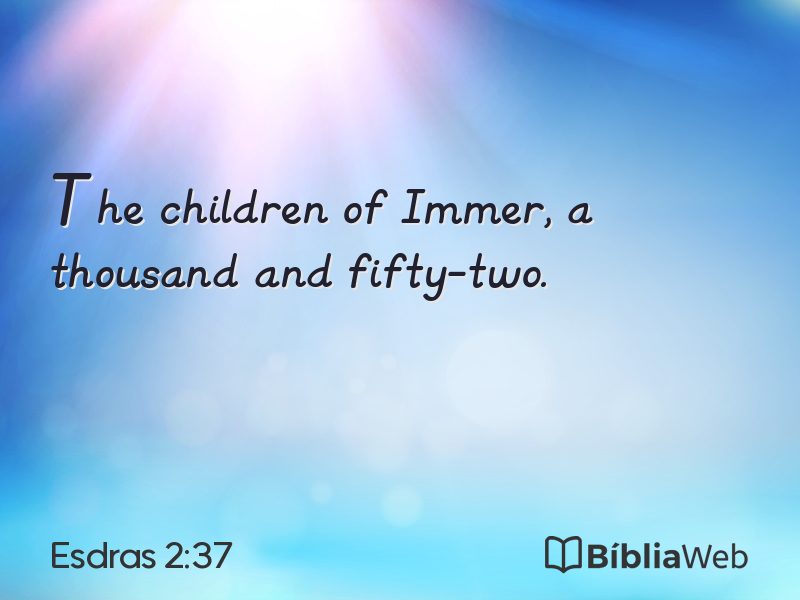 Esdras 2:37 em imagem para compartilhar