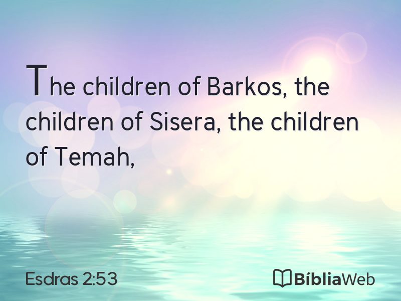 Esdras 2:53 em imagem para compartilhar