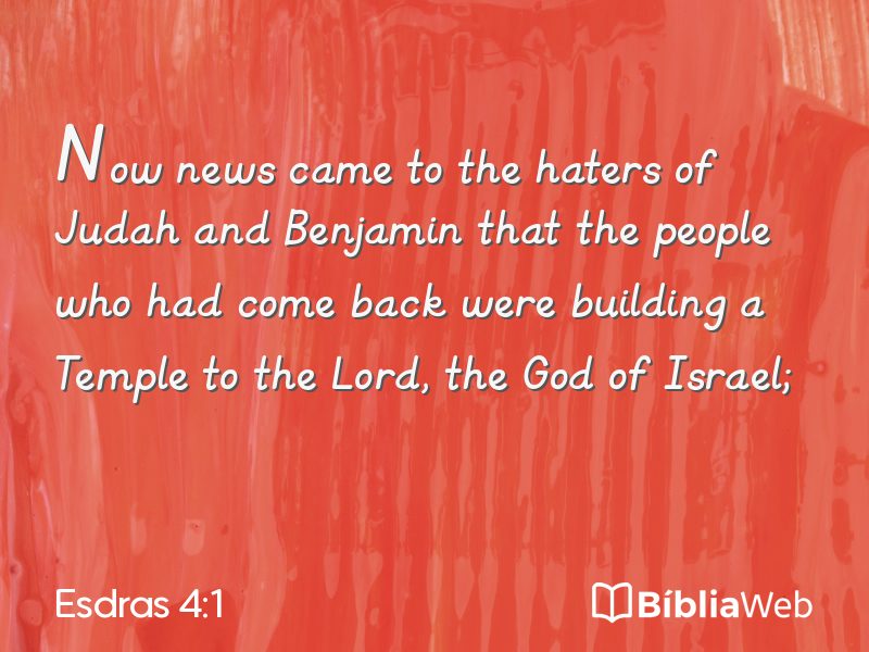 Esdras 4:1 em imagem para compartilhar