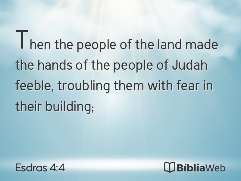 Esdras 4:4 em imagem para compartilhar