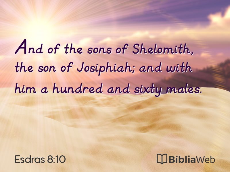 Esdras 8:10 em imagem para compartilhar