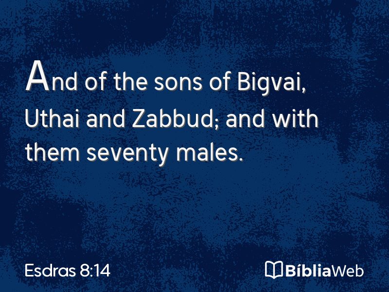 Esdras 8:14 em imagem para compartilhar