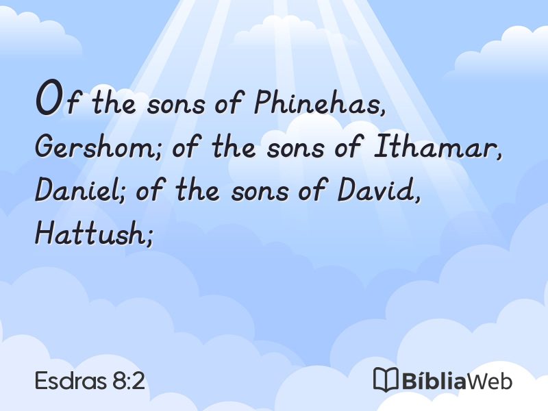 Esdras 8:2 em imagem para compartilhar