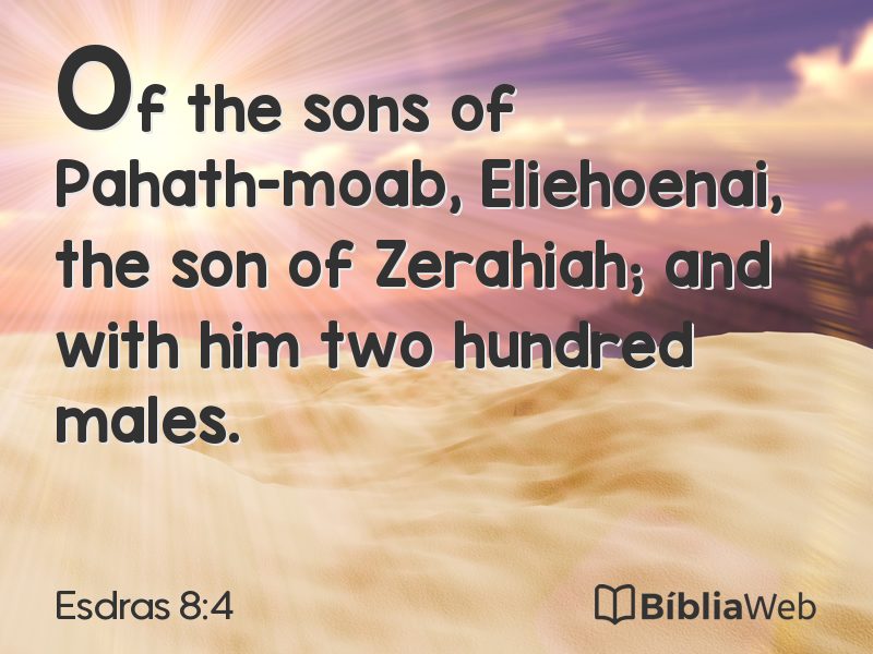Esdras 8:4 em imagem para compartilhar