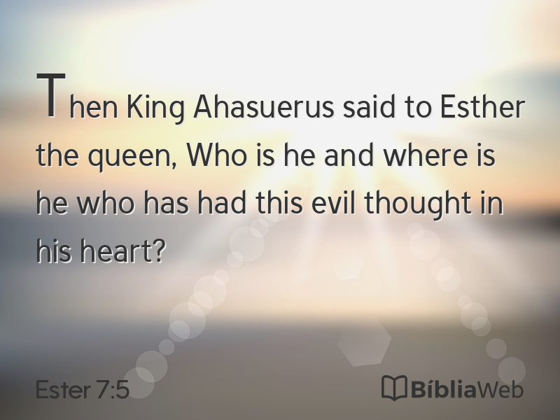 Ester 7:5 em imagem para compartilhar
