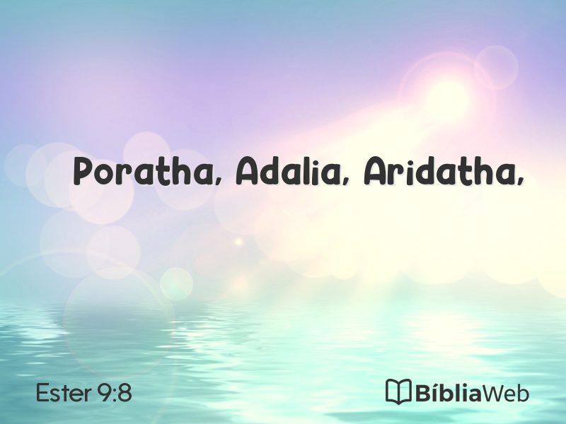 Ester 9:8 em imagem para compartilhar