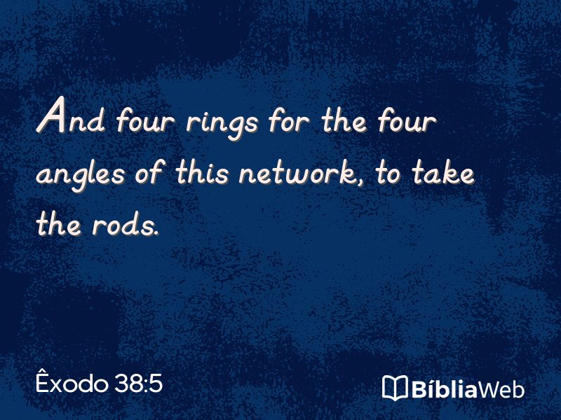Êxodo 38:5 em imagem para compartilhar