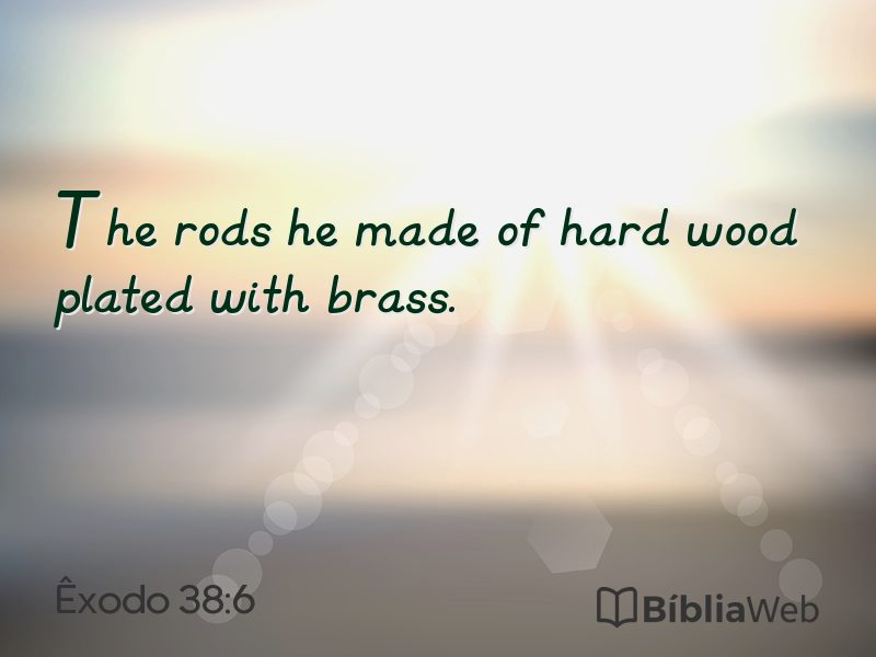 Êxodo 38:6 em imagem para compartilhar