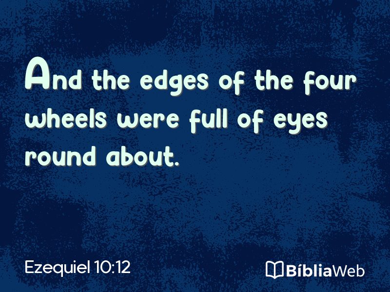 Ezequiel 10:12 em imagem para compartilhar
