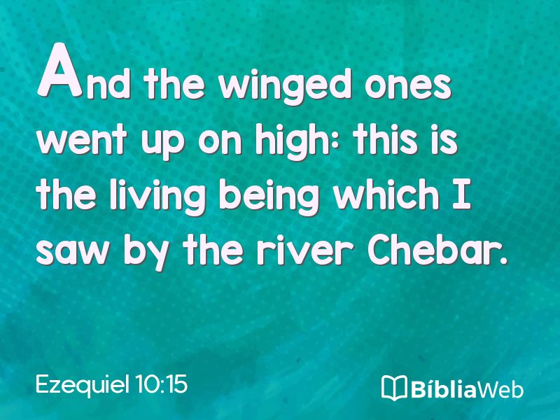 Ezequiel 10:15 em imagem para compartilhar