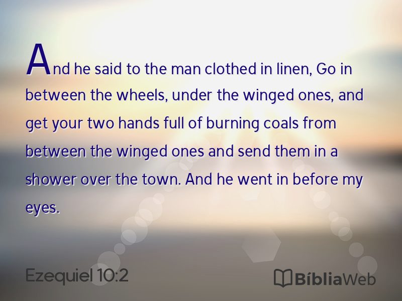 Ezequiel 10:2 em imagem para compartilhar