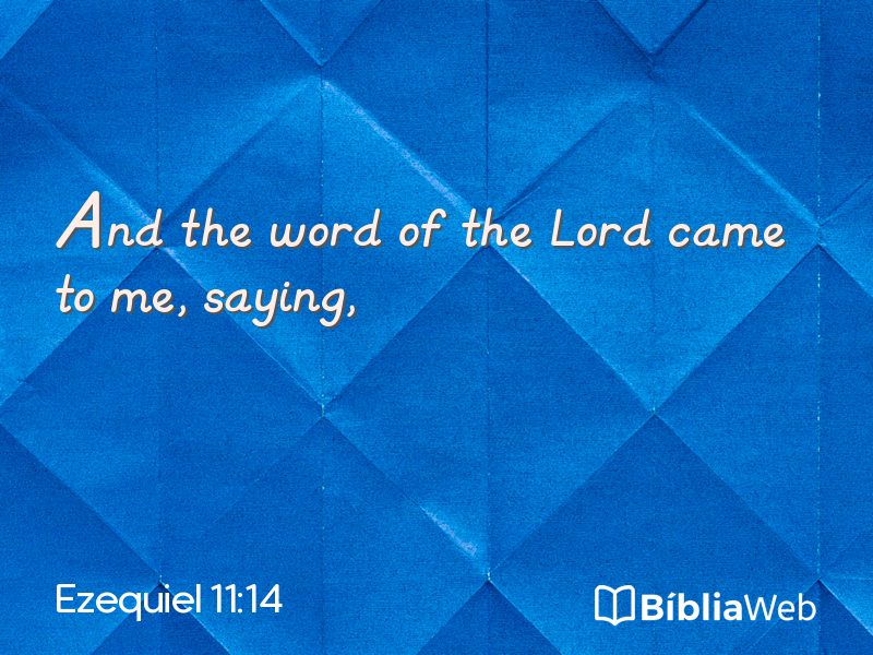 Ezequiel 11:14 em imagem para compartilhar