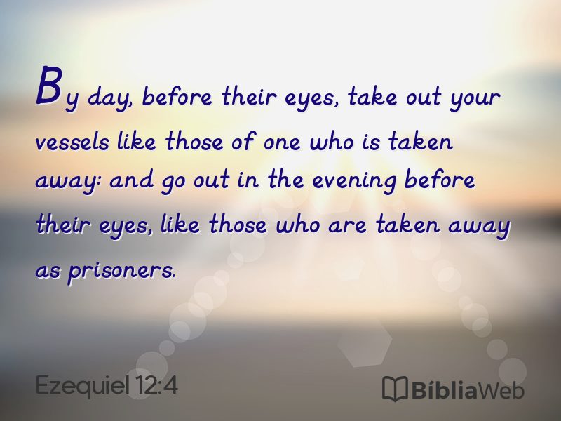 Ezequiel 12:4 em imagem para compartilhar
