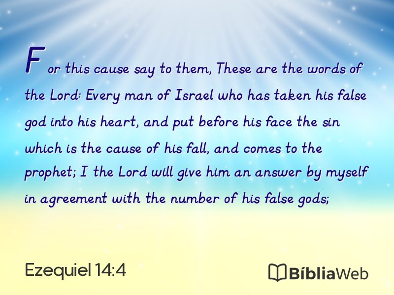 Ezequiel 14:4 em imagem para compartilhar