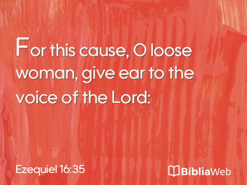 Ezequiel 16:35 em imagem para compartilhar