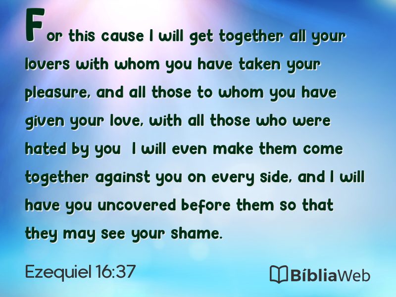 Ezequiel 16:37 em imagem para compartilhar