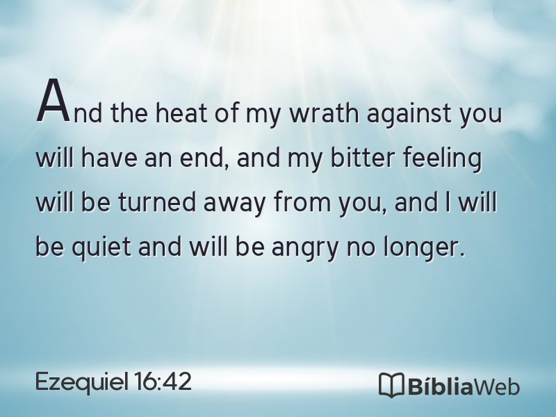 Ezequiel 16:42 em imagem para compartilhar