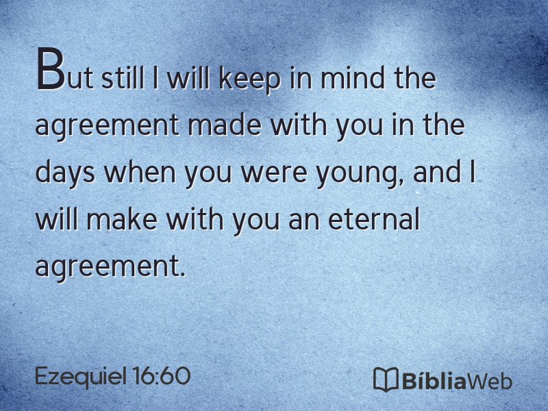 Ezequiel 16:60 em imagem para compartilhar