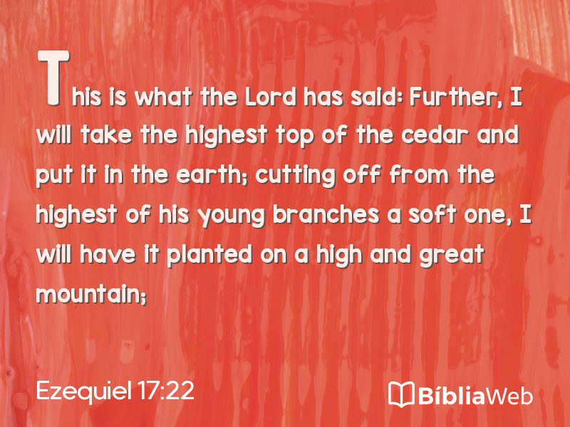 Ezequiel 17:22 em imagem para compartilhar