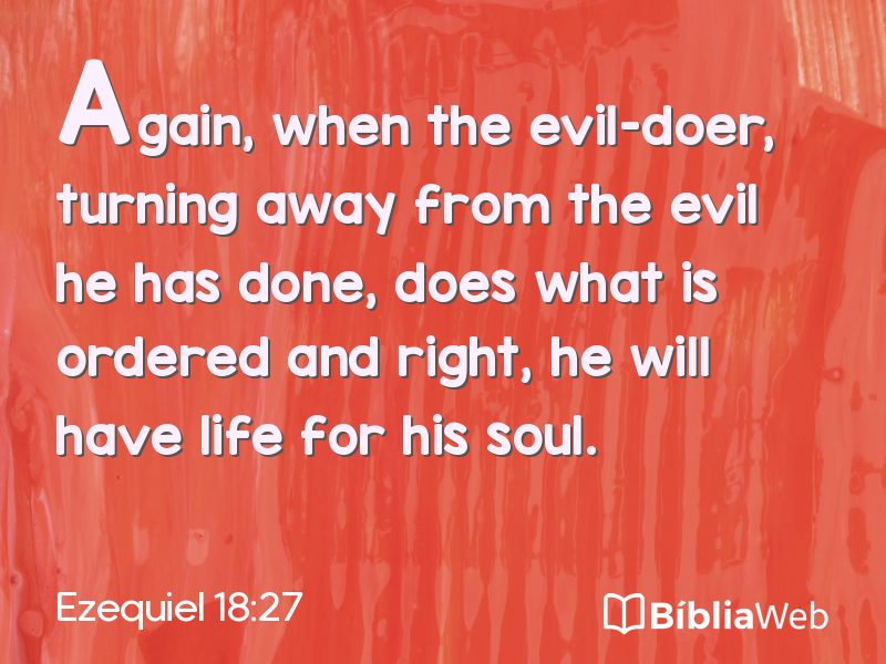 Ezequiel 18:27 em imagem para compartilhar