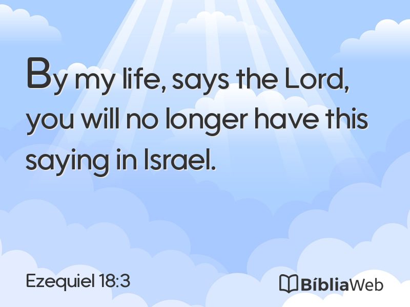 Ezequiel 18:3 em imagem para compartilhar
