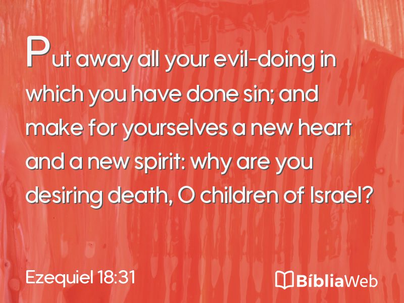 Ezequiel 18:31 em imagem para compartilhar