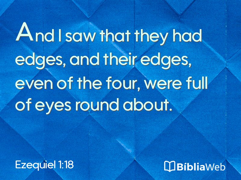 Ezequiel 1:18 em imagem para compartilhar