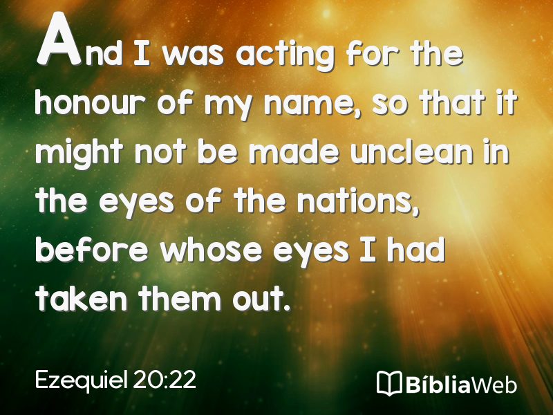 Ezequiel 20:22 em imagem para compartilhar