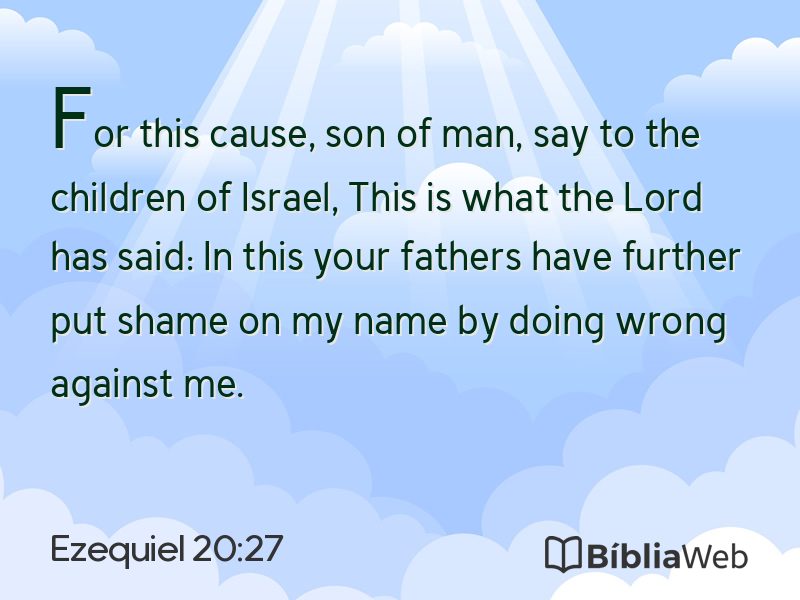 Ezequiel 20:27 em imagem para compartilhar
