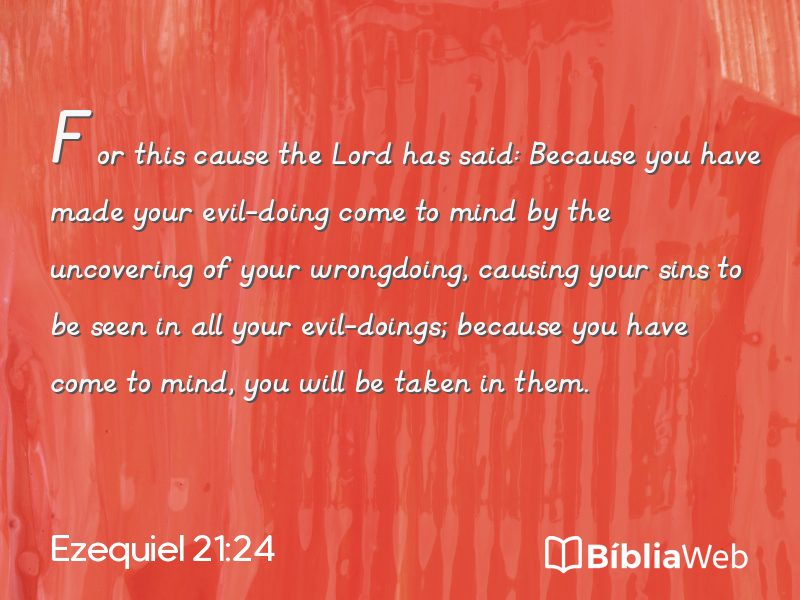 Ezequiel 21:24 em imagem para compartilhar