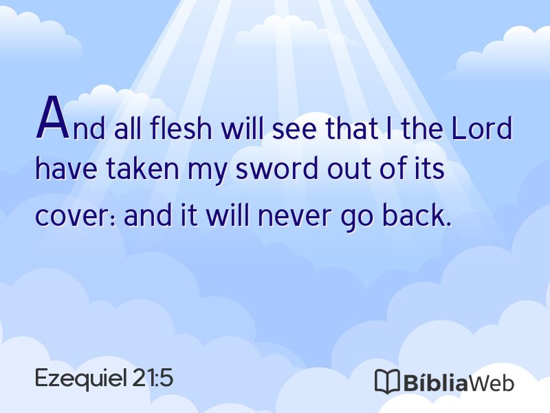 Ezequiel 21:5 em imagem para compartilhar
