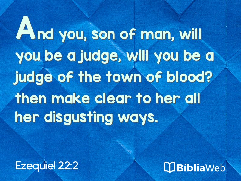 Ezequiel 22:2 em imagem para compartilhar