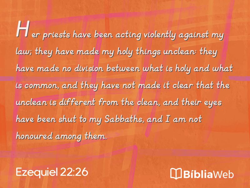 Ezequiel 22:26 em imagem para compartilhar