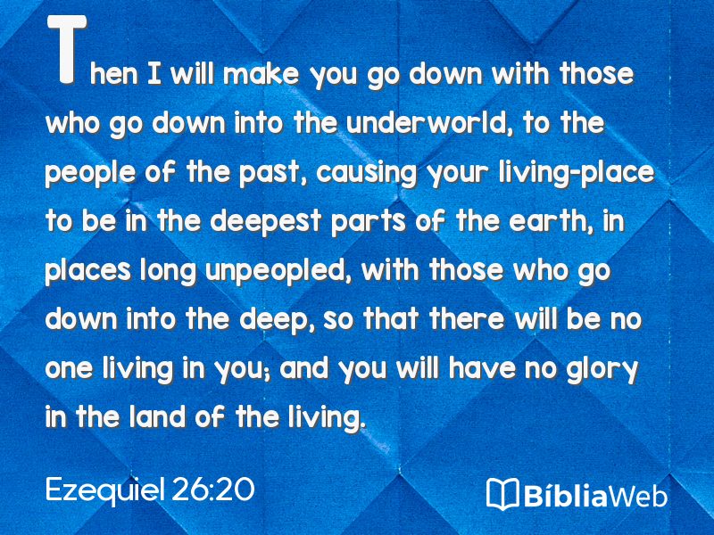 Ezequiel 26:20 em imagem para compartilhar