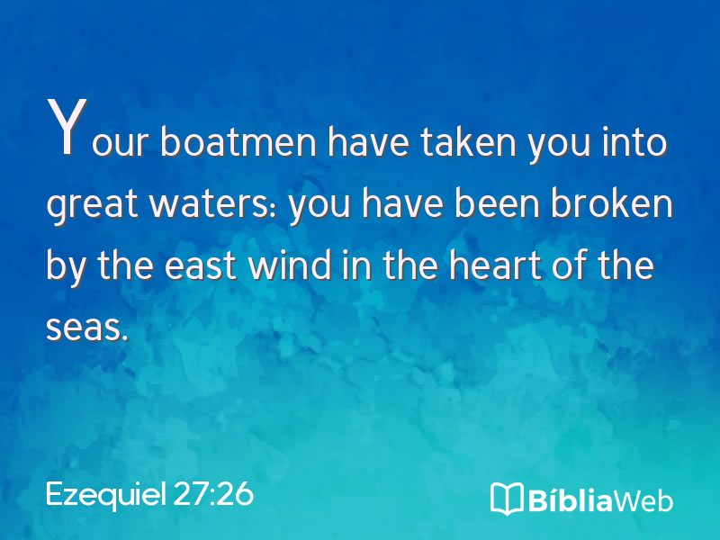 Ezequiel 27:26 em imagem para compartilhar